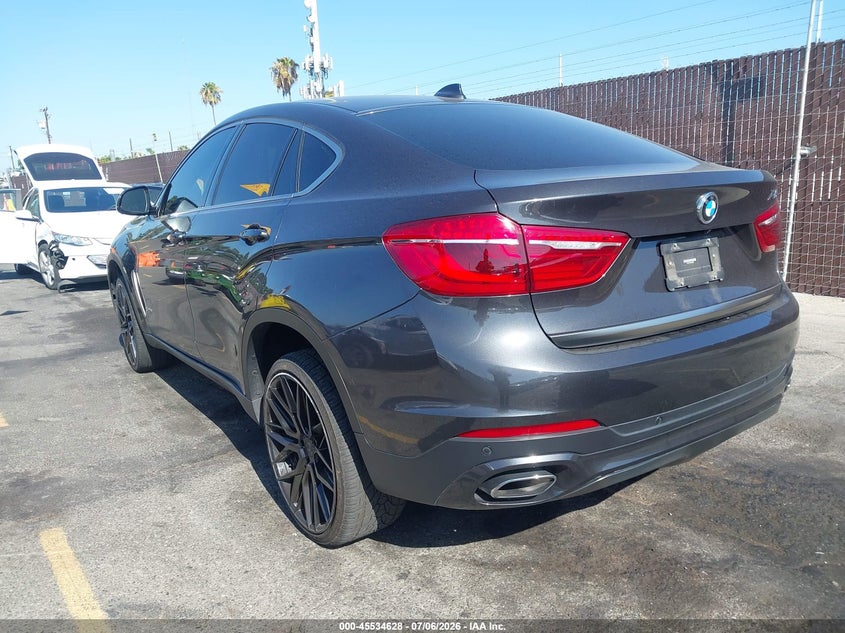 2019 BMW X6 VIN 5UXKU2C53K0Z65968 IAAI salvage auction — LEFT FRONT, Salvage (California), sold $11,100 on 2026-08-21 (photo 3)