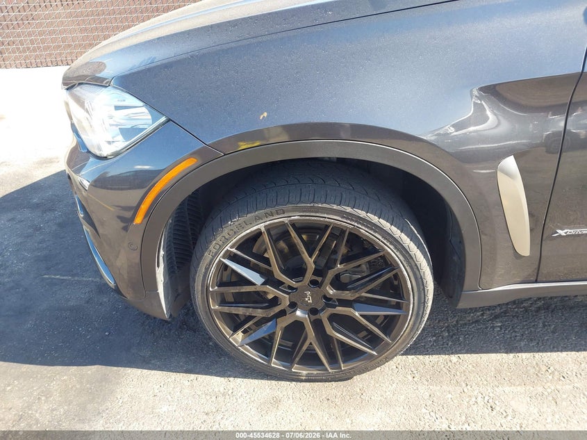 2019 BMW X6 VIN 5UXKU2C53K0Z65968 IAAI salvage auction — LEFT FRONT, Salvage (California), sold $11,100 on 2026-08-21 (photo 6)