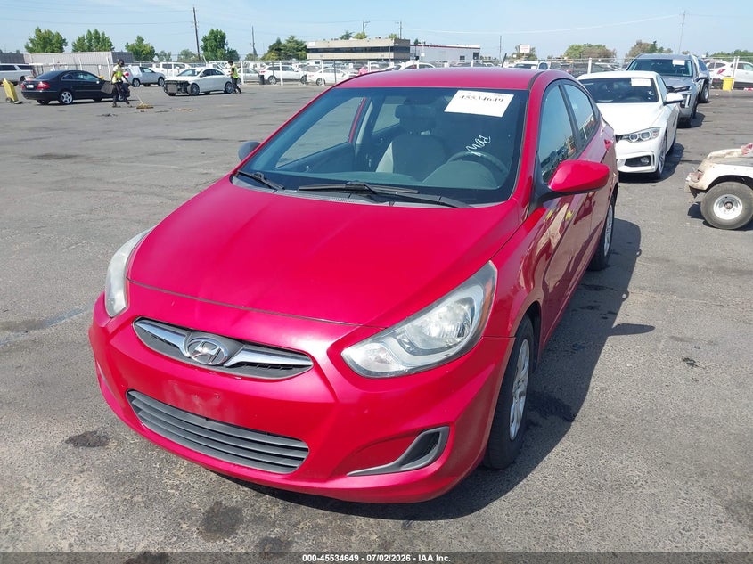 2013 Hyundai Accent VIN KMHCT4AE6DU463213 IAAI salvage auction — RIGHT SIDE, Salvage (California), sold $750 on 2026-07-29 (photo 2)