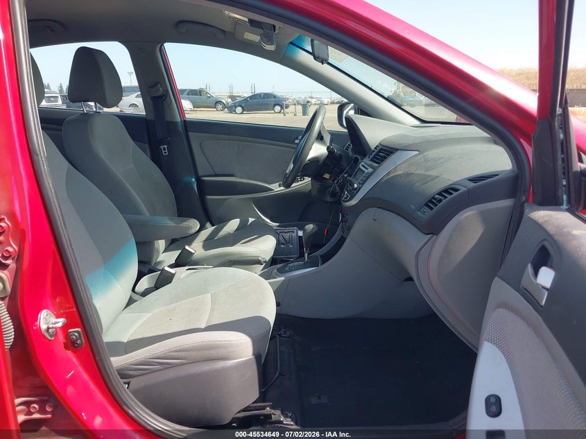 2013 Hyundai Accent VIN KMHCT4AE6DU463213 IAAI salvage auction — RIGHT SIDE, Salvage (California), sold $750 on 2026-07-29 (photo 5)