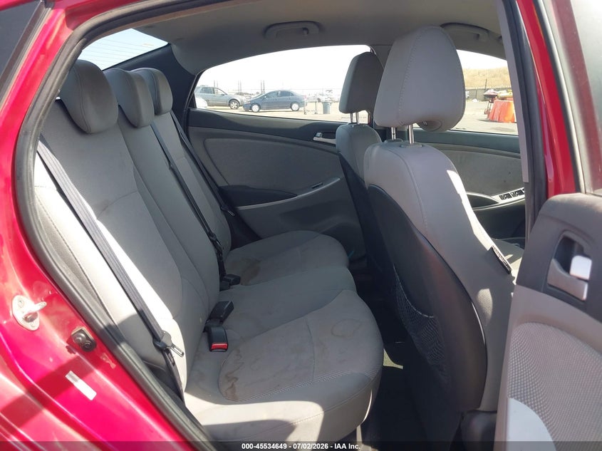 2013 Hyundai Accent VIN KMHCT4AE6DU463213 IAAI salvage auction — RIGHT SIDE, Salvage (California), sold $750 on 2026-07-29 (photo 8)