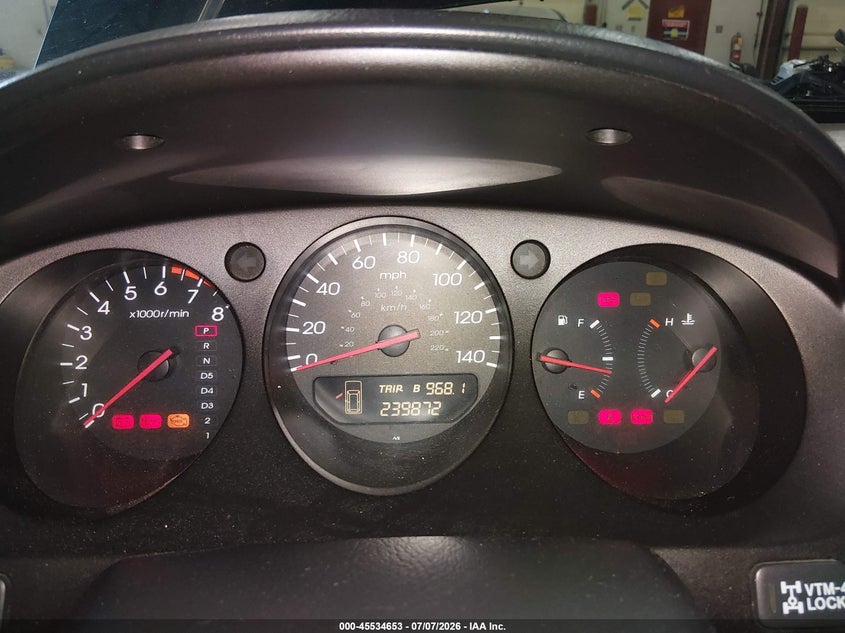 2001 Acura Mdx VIN 2HNYD18651H532180 IAAI salvage auction — FRONT END, Salvage (Idaho), sold $25 on 2026-07-24 (photo 7)