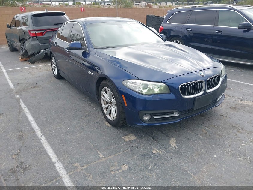 2015 BMW 5er VIN WBA5A5C5XFD521670 IAAI salvage auction — NORMAL WEAR, Clear - Dealer Only (California), sold $625 on 2026-07-15 (photo 1)