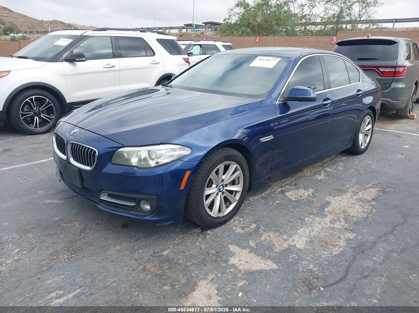 2015 BMW 5er VIN WBA5A5C5XFD521670 IAAI salvage auction — NORMAL WEAR, Clear - Dealer Only (California), sold $625 on 2026-07-15 (photo 2)