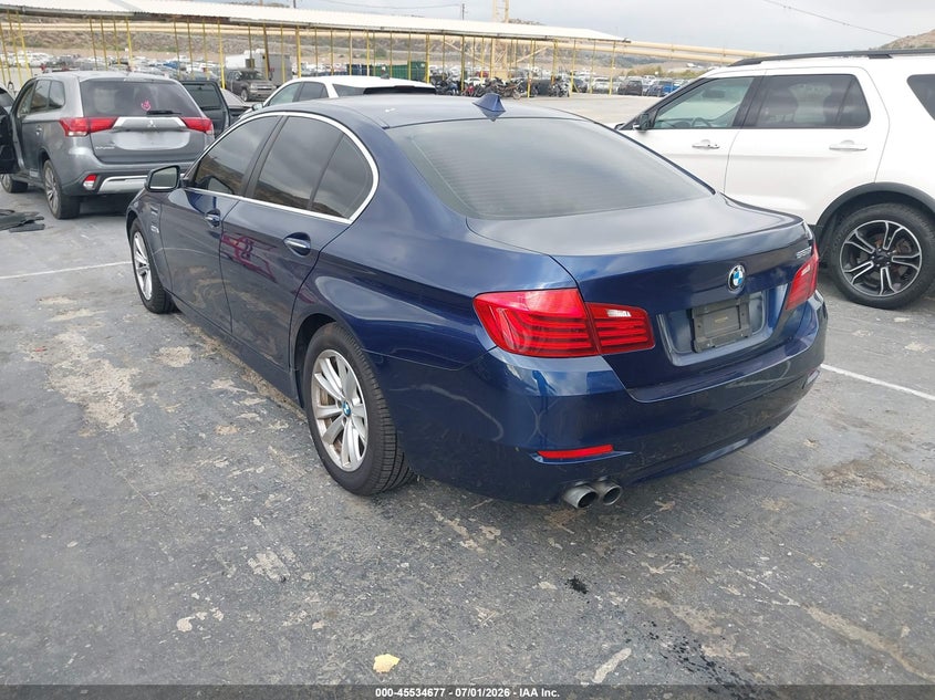 2015 BMW 5er VIN WBA5A5C5XFD521670 IAAI salvage auction — NORMAL WEAR, Clear - Dealer Only (California), sold $625 on 2026-07-15 (photo 3)