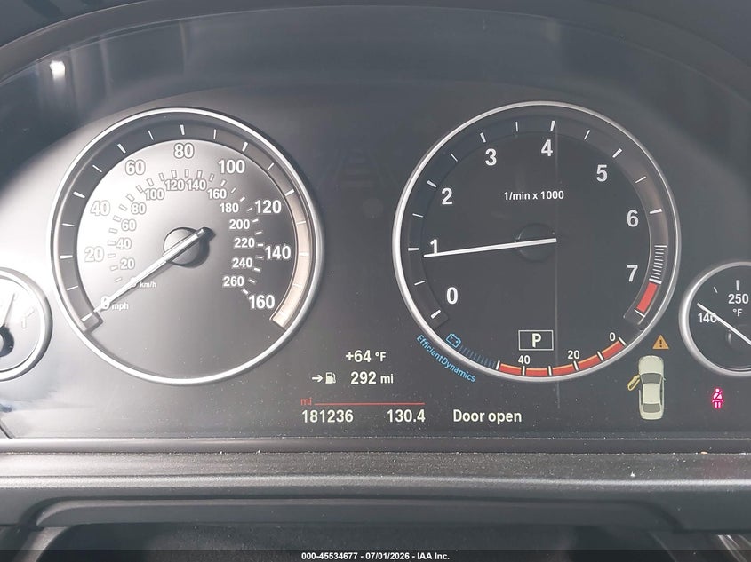 2015 BMW 5er VIN WBA5A5C5XFD521670 IAAI salvage auction — NORMAL WEAR, Clear - Dealer Only (California), sold $625 on 2026-07-15 (photo 7)