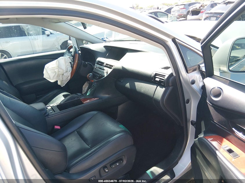 2011 Lexus Rx 450h VIN JTJBC1BA6B2042639 IAAI salvage auction — FRONT END, Salvage (Texas), sold $3,575 on 2026-08-22 (photo 5)