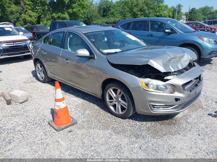 2014 Volvo S60 VIN YV1612FH7E2273832 IAAI salvage auction — FRONT END, Salvage (Ohio), sold $400 on 2026-08-04 (photo 1)