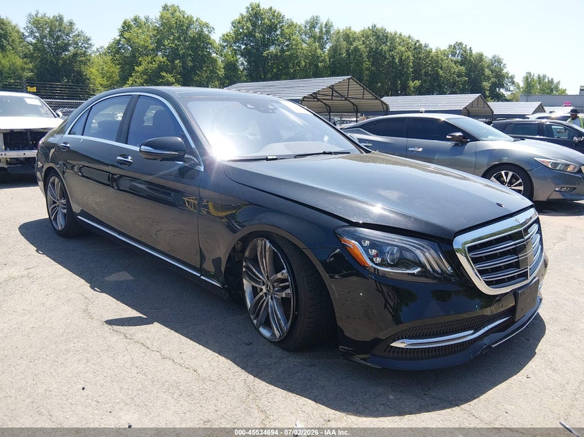 2020 Mercedes-benz S-klasse VIN W1KUG8GB2LA555751 — IAAI salvage auction photo