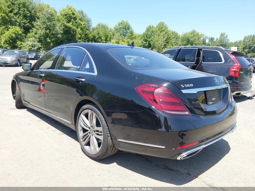 2020 Mercedes-benz S-klasse VIN W1KUG8GB2LA555751 IAAI salvage auction — UNDERCARRIAGE, Salvage (Connecticut), sold $12,600 on 2026-08-24 (photo 3)