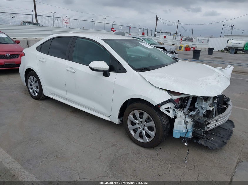 2021 Toyota Corolla VIN 5YFEPMAE0MP211357 IAAI salvage auction — FRONT END, Salvage (California), sold $4,650 on 2026-07-25 (photo 1)