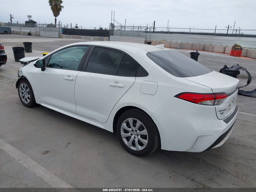 2021 Toyota Corolla VIN 5YFEPMAE0MP211357 IAAI salvage auction — FRONT END, Salvage (California), sold $4,650 on 2026-07-25 (photo 3)