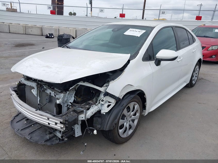 2021 Toyota Corolla VIN 5YFEPMAE0MP211357 IAAI salvage auction — FRONT END, Salvage (California), sold $4,650 on 2026-07-25 (photo 6)