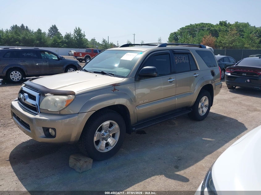 2006 Toyota 4runner VIN JTEBU14R868066412 IAAI salvage auction — LEFT FRONT, Clear (Indiana), sold $2,200 on 2026-07-28 (photo 2)