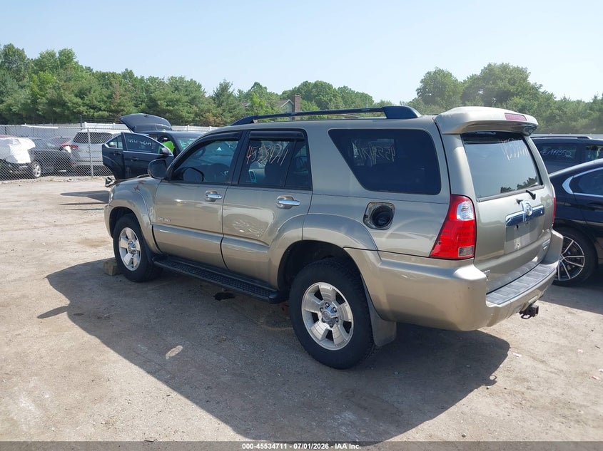 2006 Toyota 4runner VIN JTEBU14R868066412 IAAI salvage auction — LEFT FRONT, Clear (Indiana), sold $2,200 on 2026-07-28 (photo 3)