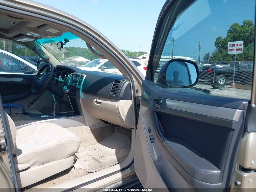 2006 Toyota 4runner VIN JTEBU14R868066412 IAAI salvage auction — LEFT FRONT, Clear (Indiana), sold $2,200 on 2026-07-28 (photo 5)