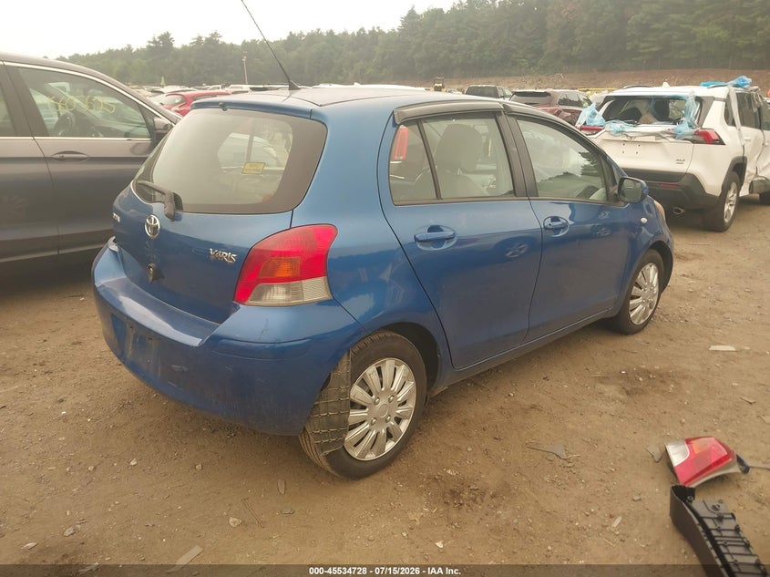 2010 Toyota Yaris VIN JTDKT4K32A5295556 IAAI salvage auction — REAR END, Salvage (Idaho), sold $925 on 2026-07-31 (photo 4)