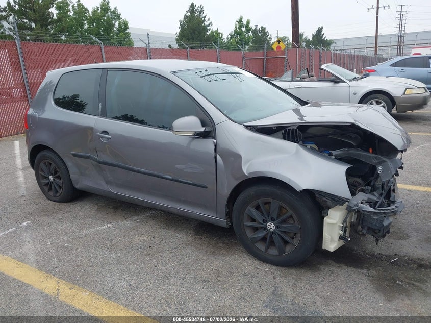 2009 Volkswagen Rabbit VIN WVWBB71K79W020803 IAAI salvage auction — FRONT END, Salvage (California), sold $325 on 2026-07-14 (photo 1)