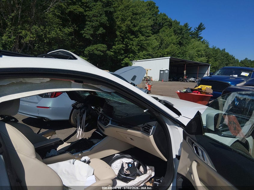 2021 BMW 4er VIN WBA73AP05MCG47192 IAAI salvage auction — ALL OVER, Salvage (Massachusetts), sold $1,150 on 2026-08-11 (photo 5)