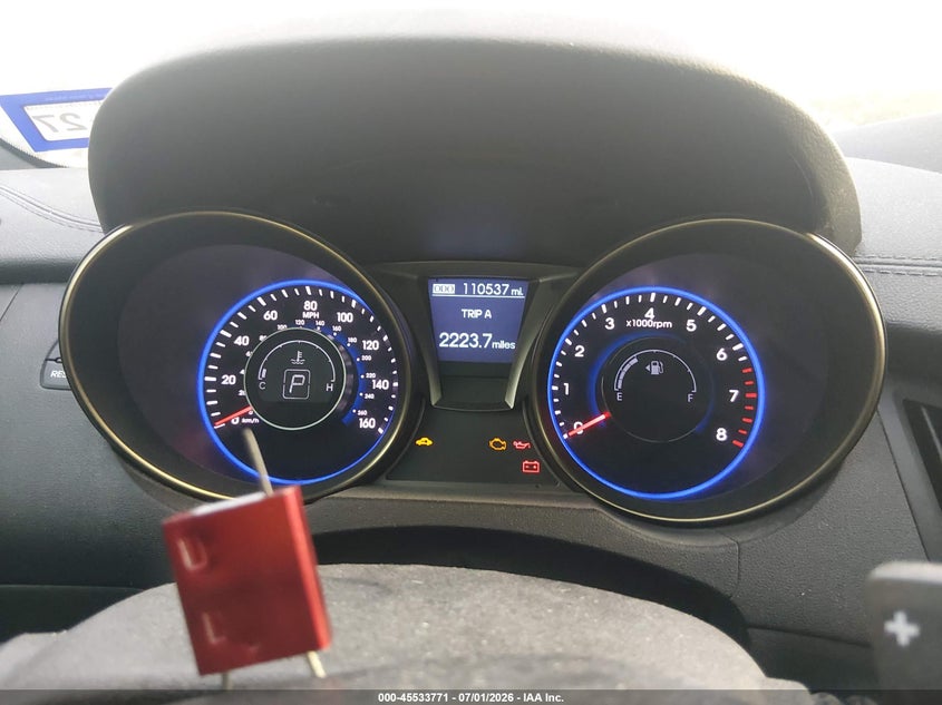 2013 Hyundai Genesis VIN KMHHT6KD7DU083868 IAAI salvage auction — NORMAL WEAR, Original (Texas), sold $400 on 2026-07-28 (photo 7)
