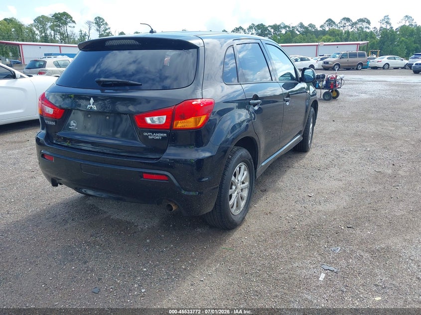 2012 Mitsubishi Outlander sport VIN JA4AP3AU6CZ003322 IAAI salvage auction — NORMAL WEAR, Clear (Florida), sold $725 on 2026-07-14 (photo 4)