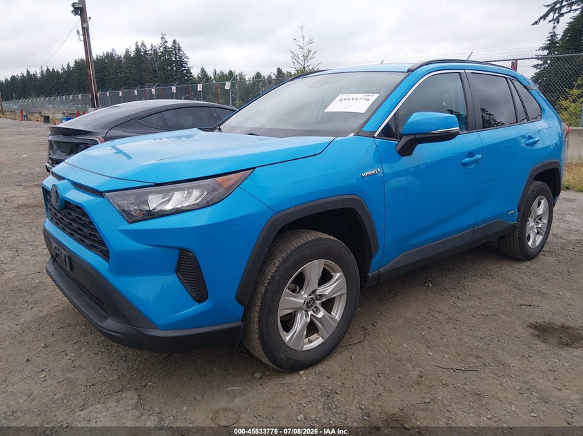 2021 Toyota Rav 4 VIN 2T3MWRFV8MW117401 IAAI salvage auction — REAR END, Clear (Washington), sold $3,050 on 2026-07-29 (photo 2)