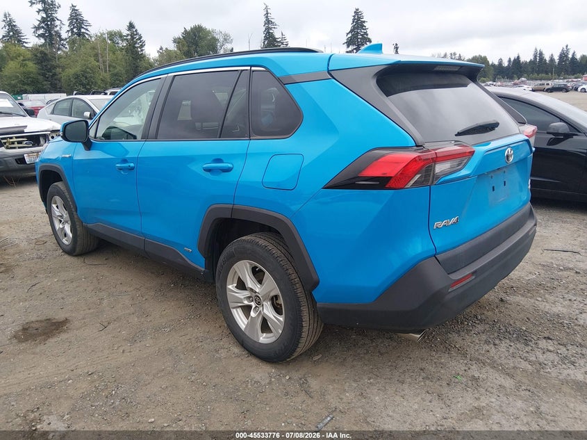 2021 Toyota Rav 4 VIN 2T3MWRFV8MW117401 IAAI salvage auction — REAR END, Clear (Washington), sold $3,050 on 2026-07-29 (photo 3)