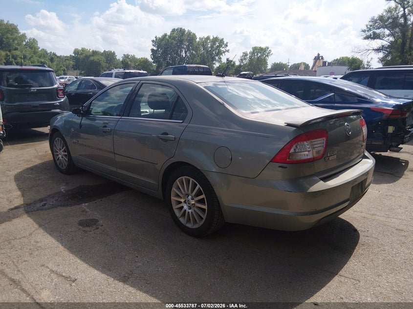 2008 Mercury Milan VIN 3MEHM08Z08R630539 IAAI salvage auction — SIDE, Salvage (Kansas), sold $350 on 2026-08-05 (photo 3)