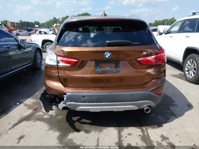 2017 BMW X1 VIN WBXHT3C33H5F72606 IAAI salvage auction — REAR END, Salvage (North Carolina), sold $3,100 on 2026-07-29 (photo 6)