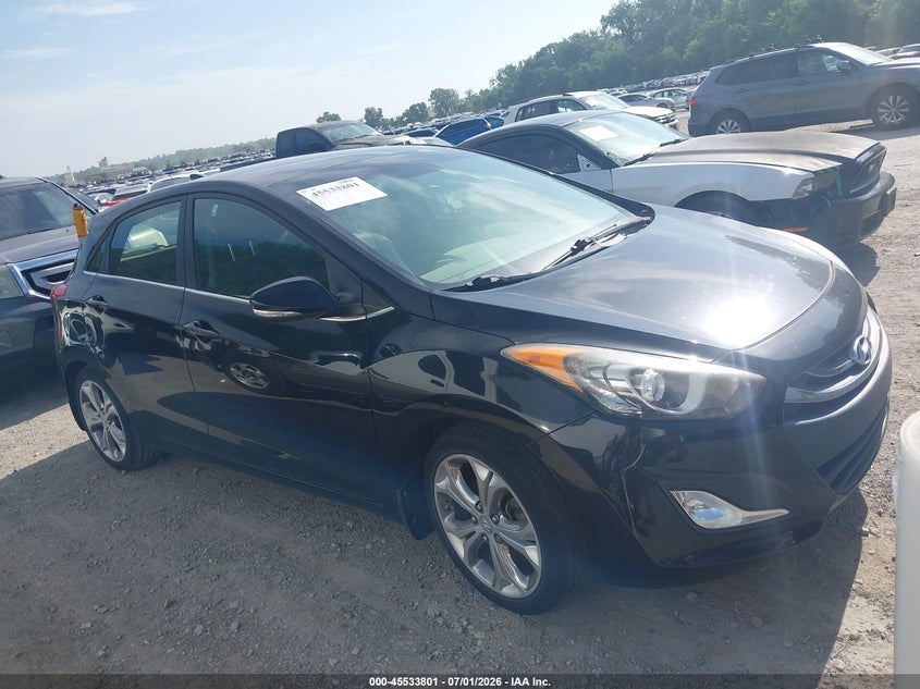 2014 Hyundai Elantra VIN KMHD35LH3EU201622 IAAI salvage auction — NORMAL WEAR, Clear (Kansas), sold $525 on 2026-07-15 (photo 1)