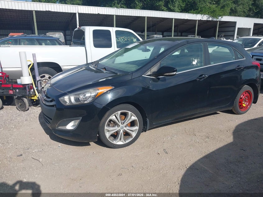 2014 Hyundai Elantra VIN KMHD35LH3EU201622 IAAI salvage auction — NORMAL WEAR, Clear (Kansas), sold $525 on 2026-07-15 (photo 2)