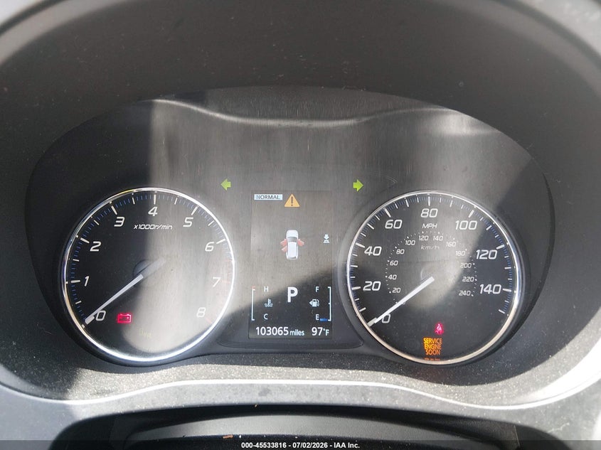 2019 Mitsubishi Outlander VIN JA4AZ3A32KZ027844 IAAI salvage auction — NORMAL WEAR, Clear (Georgia), sold $3,250 on 2026-07-09 (photo 7)