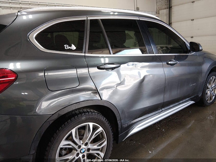 2017 BMW X1 VIN WBXHT3C31H5F74063 IAAI salvage auction — SIDE, Bill Of Sale (Alaska), sold $9,650 on 2026-07-31 (photo 6)