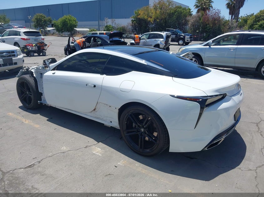 2022 Lexus Lc VIN JTHLP5AY0NA104840 IAAI salvage auction — FRONT END, Salvage (California), sold $41,750 on 2026-07-20 (photo 3)