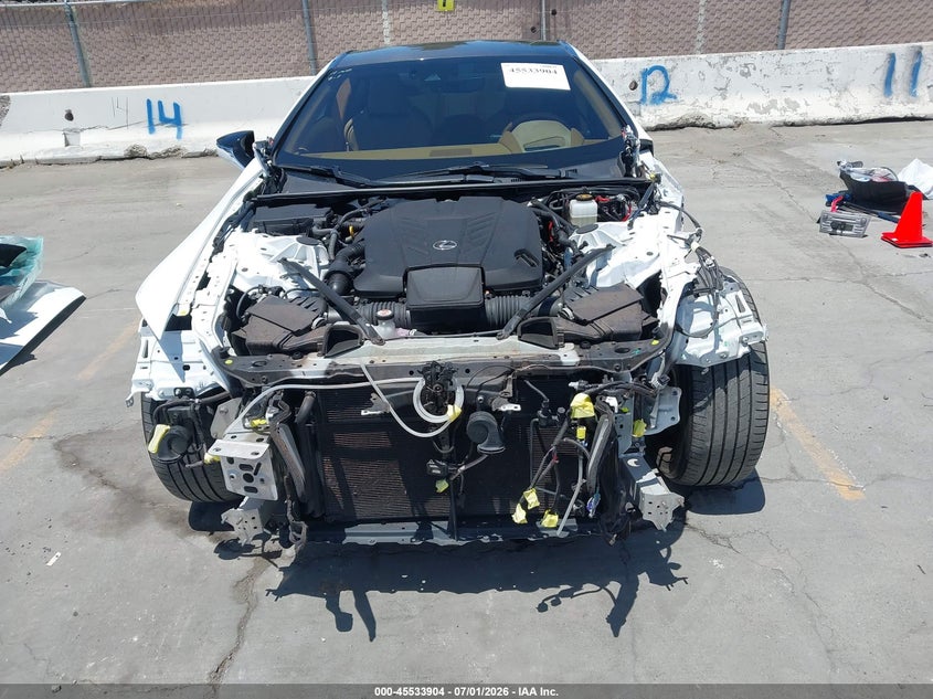 2022 Lexus Lc VIN JTHLP5AY0NA104840 IAAI salvage auction — FRONT END, Salvage (California), sold $41,750 on 2026-07-20 (photo 6)