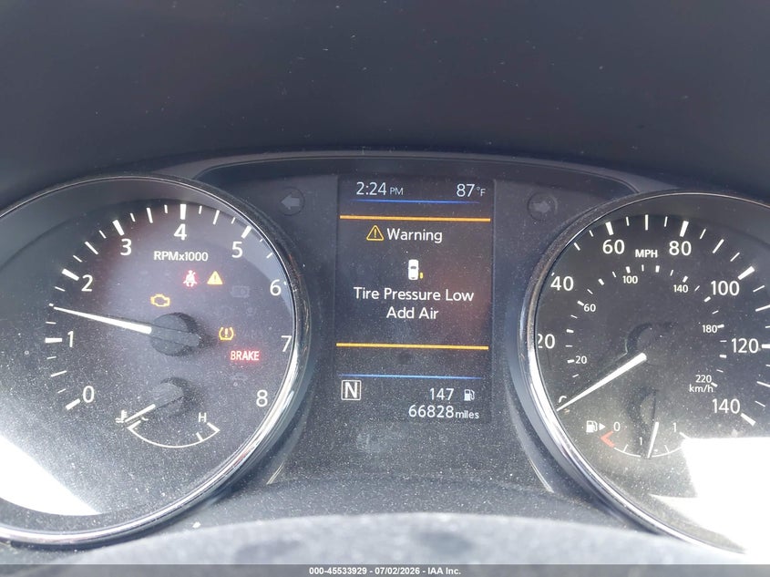 2019 Nissan Rogue VIN JN1BJ1CP0KW243394 IAAI salvage auction — REAR END, Salvage Title, sold $1,800 on 2026-07-28 (photo 7)