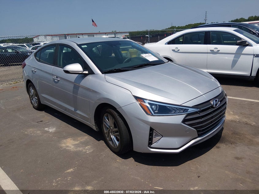 2019 Hyundai Elantra VIN KMHD84LF4KU746606 IAAI salvage auction — THEFT, Salvage (North Carolina), sold $3,400 on 2026-08-02 (photo 1)
