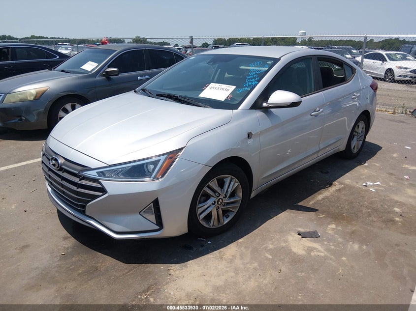 2019 Hyundai Elantra VIN KMHD84LF4KU746606 IAAI salvage auction — THEFT, Salvage (North Carolina), sold $3,400 on 2026-08-02 (photo 2)