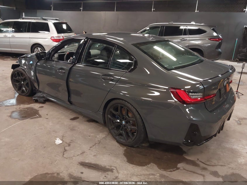 2026 BMW 3er VIN WBA63FT07TFW08323 IAAI salvage auction — FRONT END, Salvage Title, sold $28,600 on 2026-08-18 (photo 3)