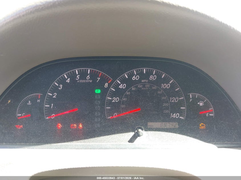 2005 Toyota Camry VIN 4T1BE30KX5U549987 IAAI salvage auction — NORMAL WEAR, Clear - Dealer Only (California), sold $525 on 2026-07-09 (photo 7)