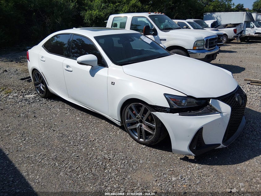 2017 Lexus Is VIN JTHBA1D23H5038942 IAAI salvage auction — FRONT END, Salvage (Tennessee), sold $4,150 on 2026-07-23 (photo 1)
