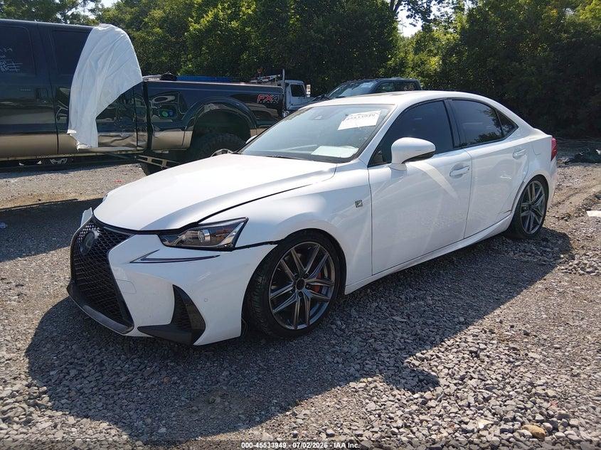 2017 Lexus Is VIN JTHBA1D23H5038942 IAAI salvage auction — FRONT END, Salvage (Tennessee), sold $4,150 on 2026-07-23 (photo 2)