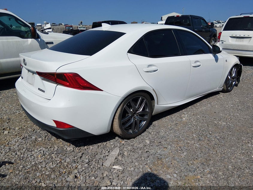 2017 Lexus Is VIN JTHBA1D23H5038942 IAAI salvage auction — FRONT END, Salvage (Tennessee), sold $4,150 on 2026-07-23 (photo 4)