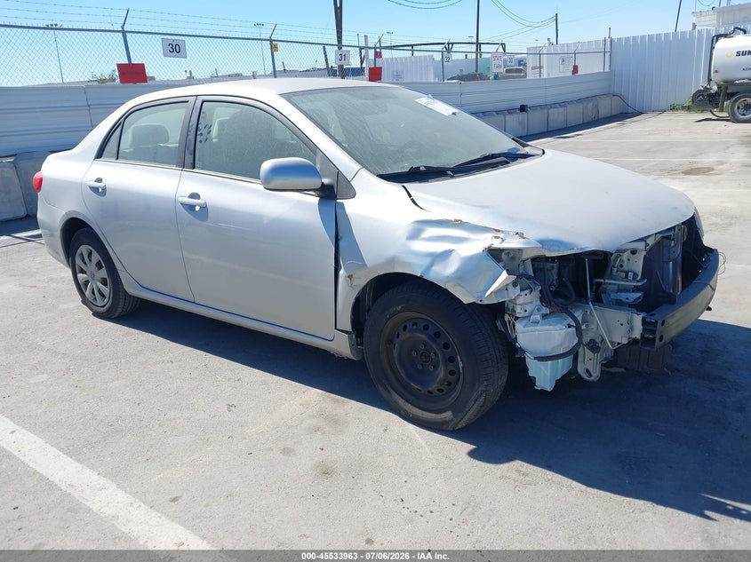 2011 Toyota Corolla VIN JTDBU4EE2BJ101093 IAAI salvage auction — FRONT END, Salvage (California), sold $25 on 2026-07-29 (photo 1)