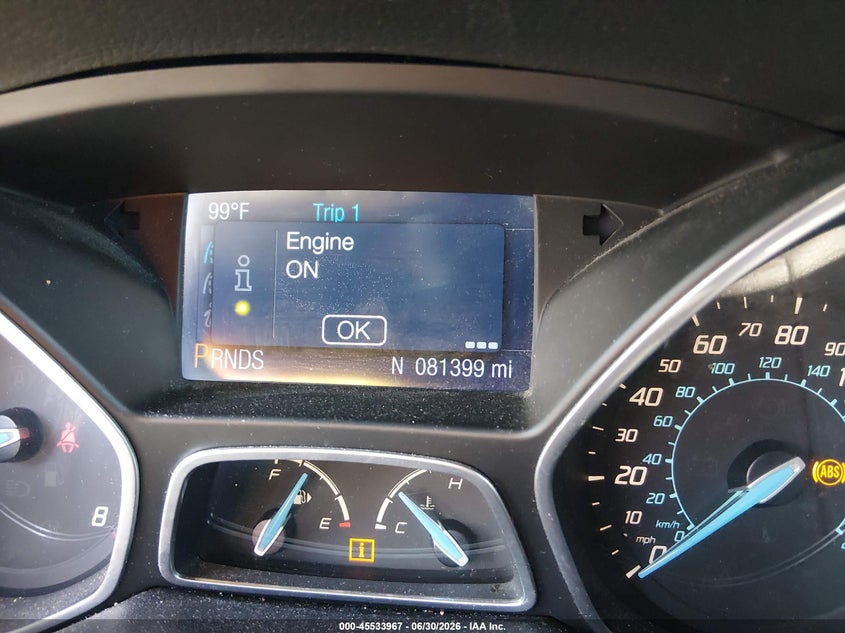 2012 Ford Focus VIN 1FAHP3K20CL151198 IAAI salvage auction — NORMAL WEAR, Salvage Title, sold $850 on 2026-07-24 (photo 7)