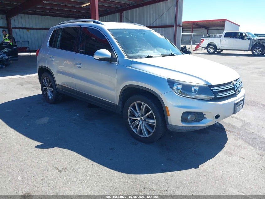 2013 Volkswagen Tiguan VIN WVGBV7AX5DW507330 IAAI salvage auction — NORMAL WEAR, Clear - Dealer Only (California), sold $650 on 2026-07-14 (photo 1)