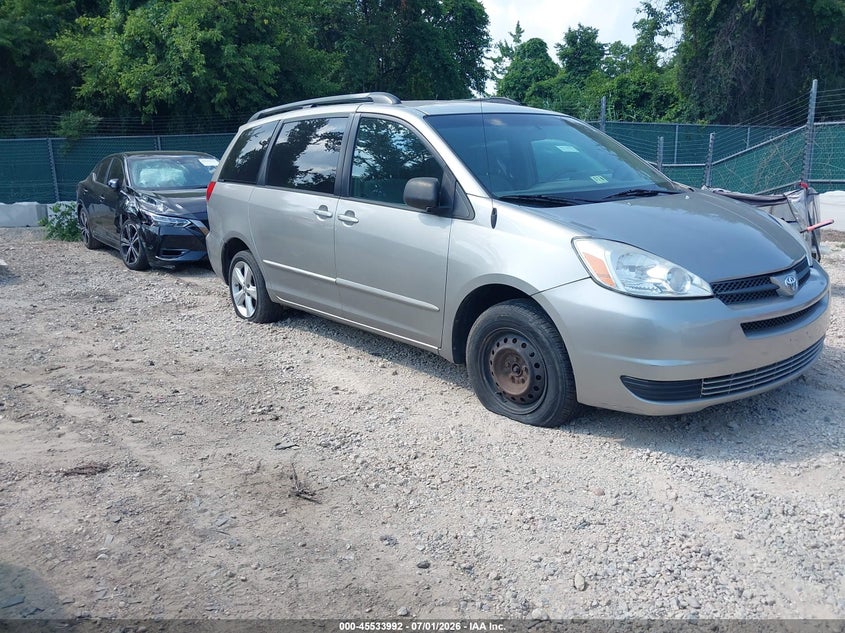 2005 Toyota Sienna VIN 5TDZA23C15S367399 IAAI salvage auction — NORMAL WEAR, Clear (Maryland), sold $775 on 2026-07-16 (photo 1)