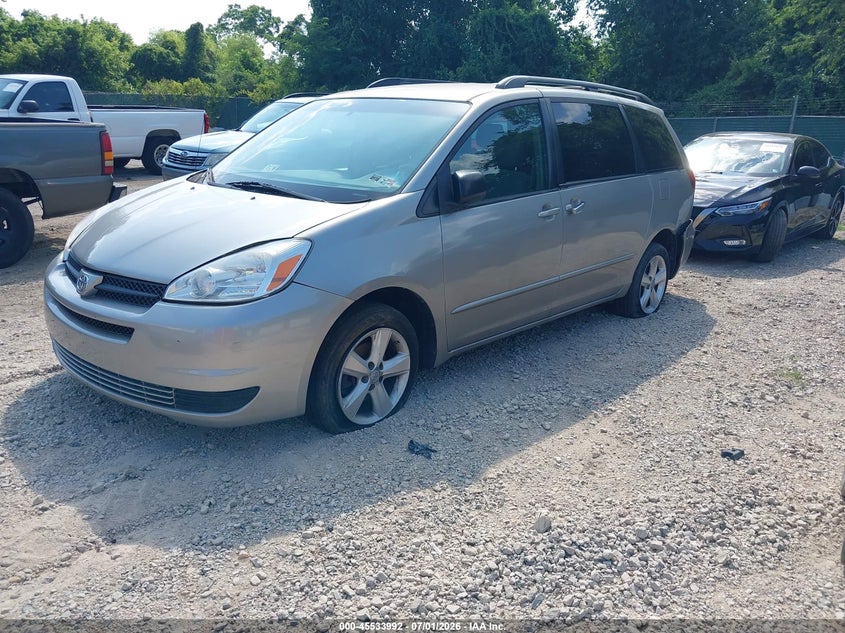 2005 Toyota Sienna VIN 5TDZA23C15S367399 IAAI salvage auction — NORMAL WEAR, Clear (Maryland), sold $775 on 2026-07-16 (photo 2)