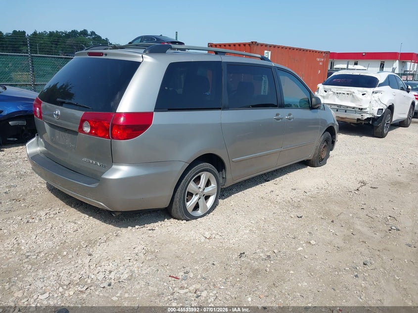 2005 Toyota Sienna VIN 5TDZA23C15S367399 IAAI salvage auction — NORMAL WEAR, Clear (Maryland), sold $775 on 2026-07-16 (photo 4)