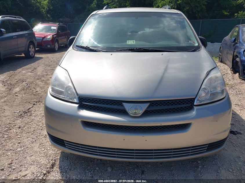 2005 Toyota Sienna VIN 5TDZA23C15S367399 IAAI salvage auction — NORMAL WEAR, Clear (Maryland), sold $775 on 2026-07-16 (photo 6)
